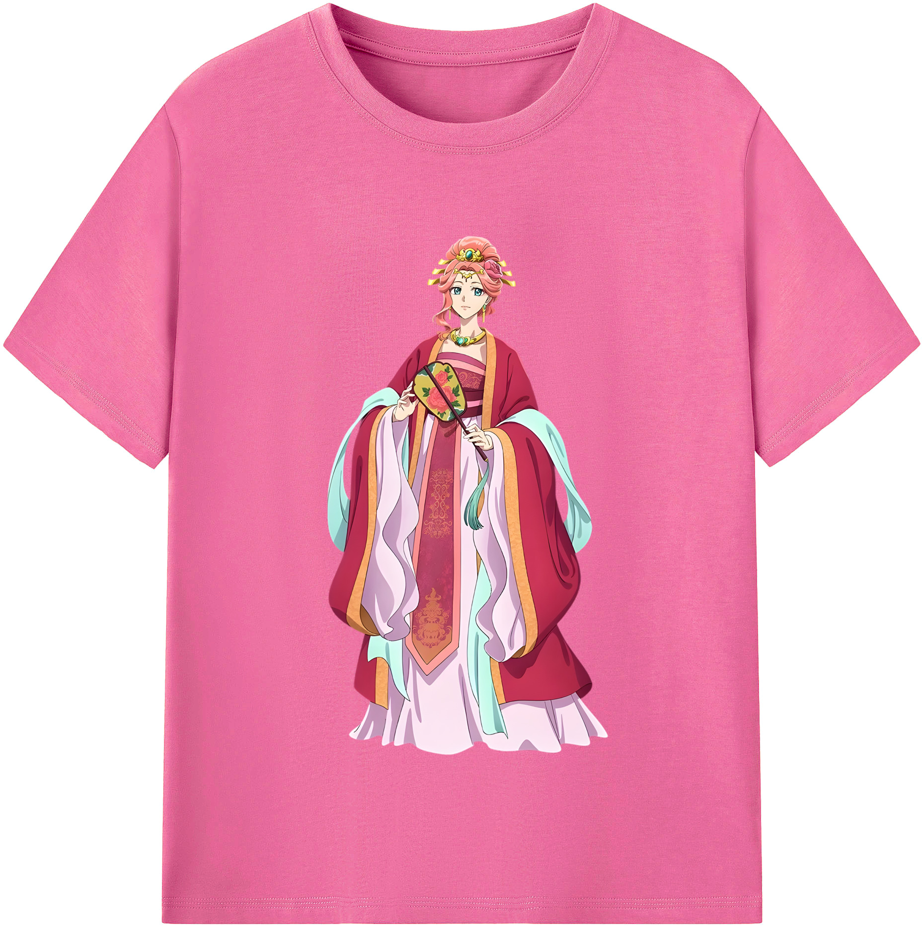 （画像用） 薬屋のひとりごと The Apothecary Diaries レディースカジュアルプリントTシャツ（綿100％）